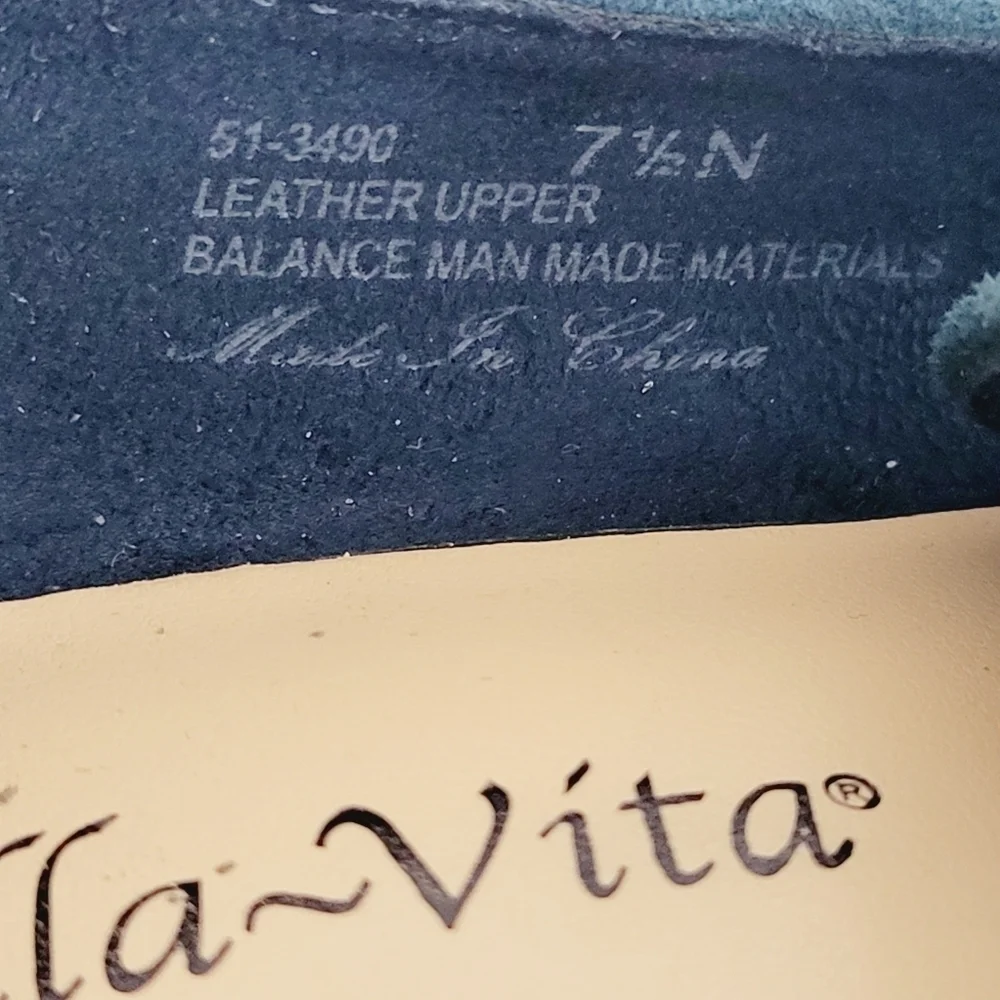 New Bella Vita Ashton Pump Navy Suede Leather, Size 7,5